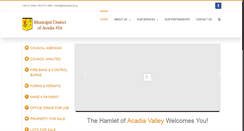 Desktop Screenshot of mdacadia.ab.ca